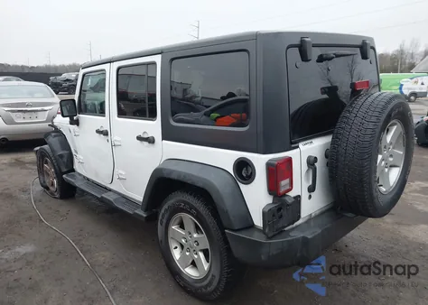 2017 Jeep Wrangler Unlimited Sport 4X4 из США, поврежденный, VIN 1C4BJWDG9HL576826